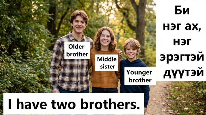 I have two brothers