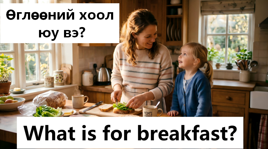 What is for breakfast?