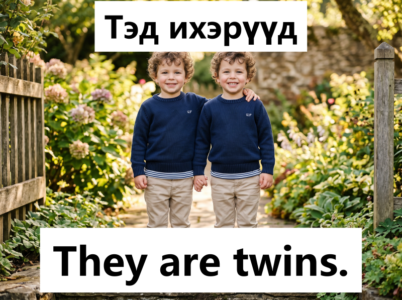 They are twins