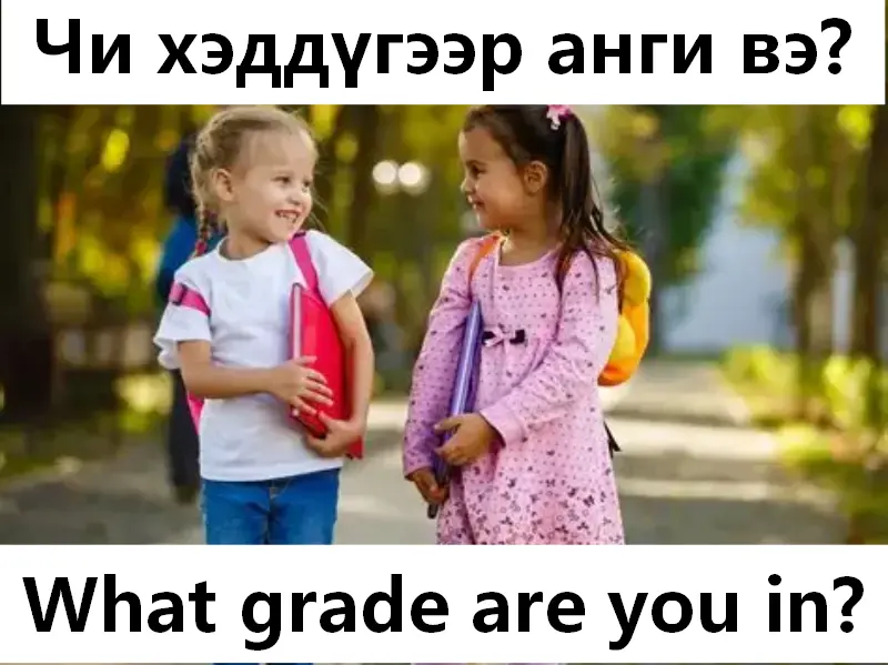 Чи хэддүгээр анги вэ?