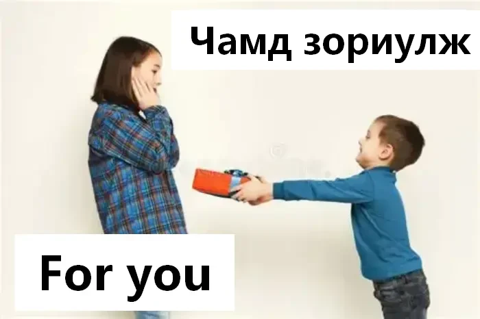 Чи бусдын төлөө юу хийдэг вэ?